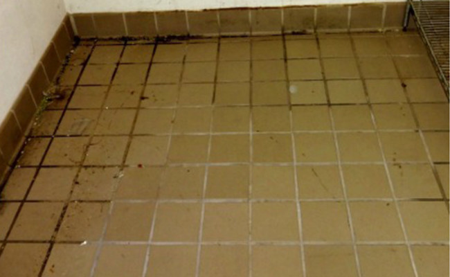 Removing-Grease-and-Dirt-From-Grout-Lines-Before
