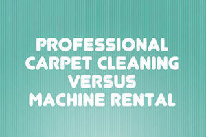 Professional Carpet Cleaning vs Machine Rental