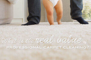 What is the real value of professional carpet cleaning?