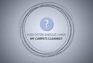 How often should carpets be professionally cleaned?
